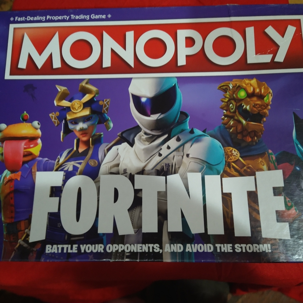 Fortnite Monopoly Boardgame New Open Box